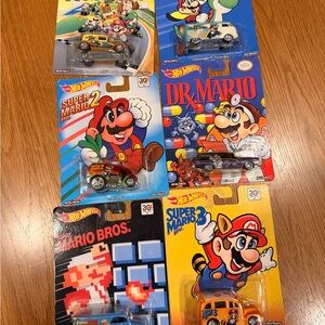 Super Mario 30th Hot Wheels Set